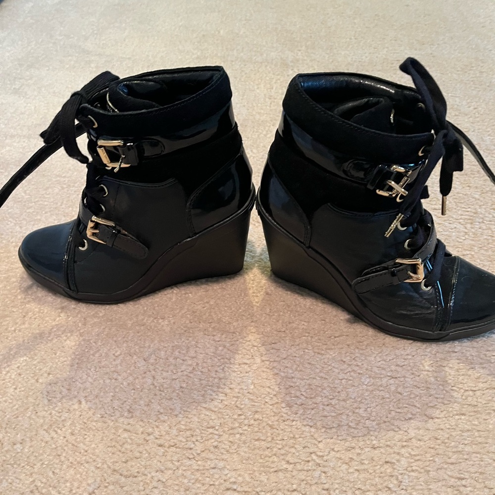 Michael Kors hightop wedge sneakers